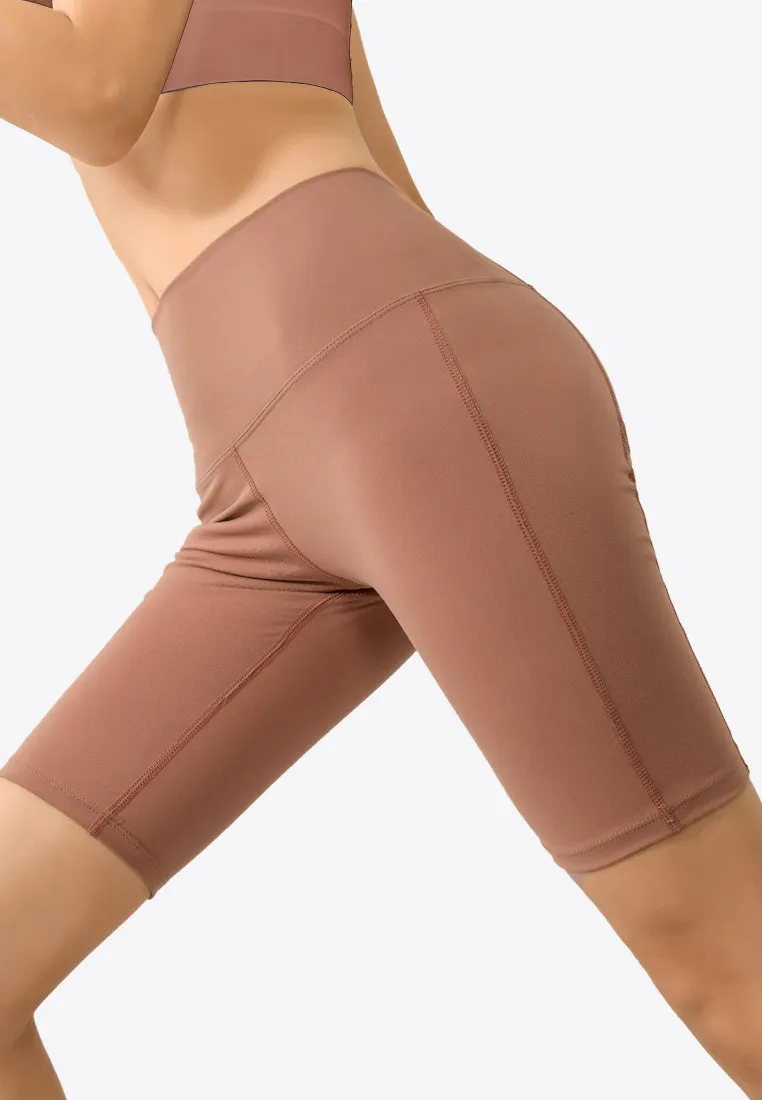 (1 PC) Forest Ladies Nylon Spandex Sports Knee Length Pants Selected Colours - FPD0003S