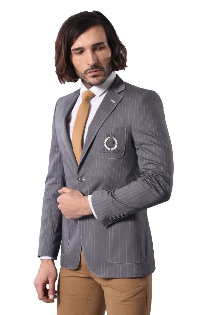 15520 Grey Blazer Jacket