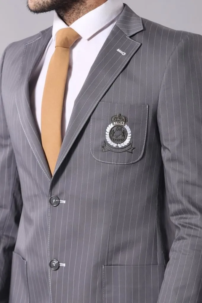 15520 Grey Blazer Jacket