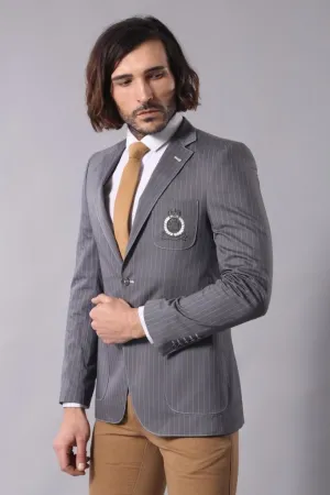 15520 Grey Blazer Jacket