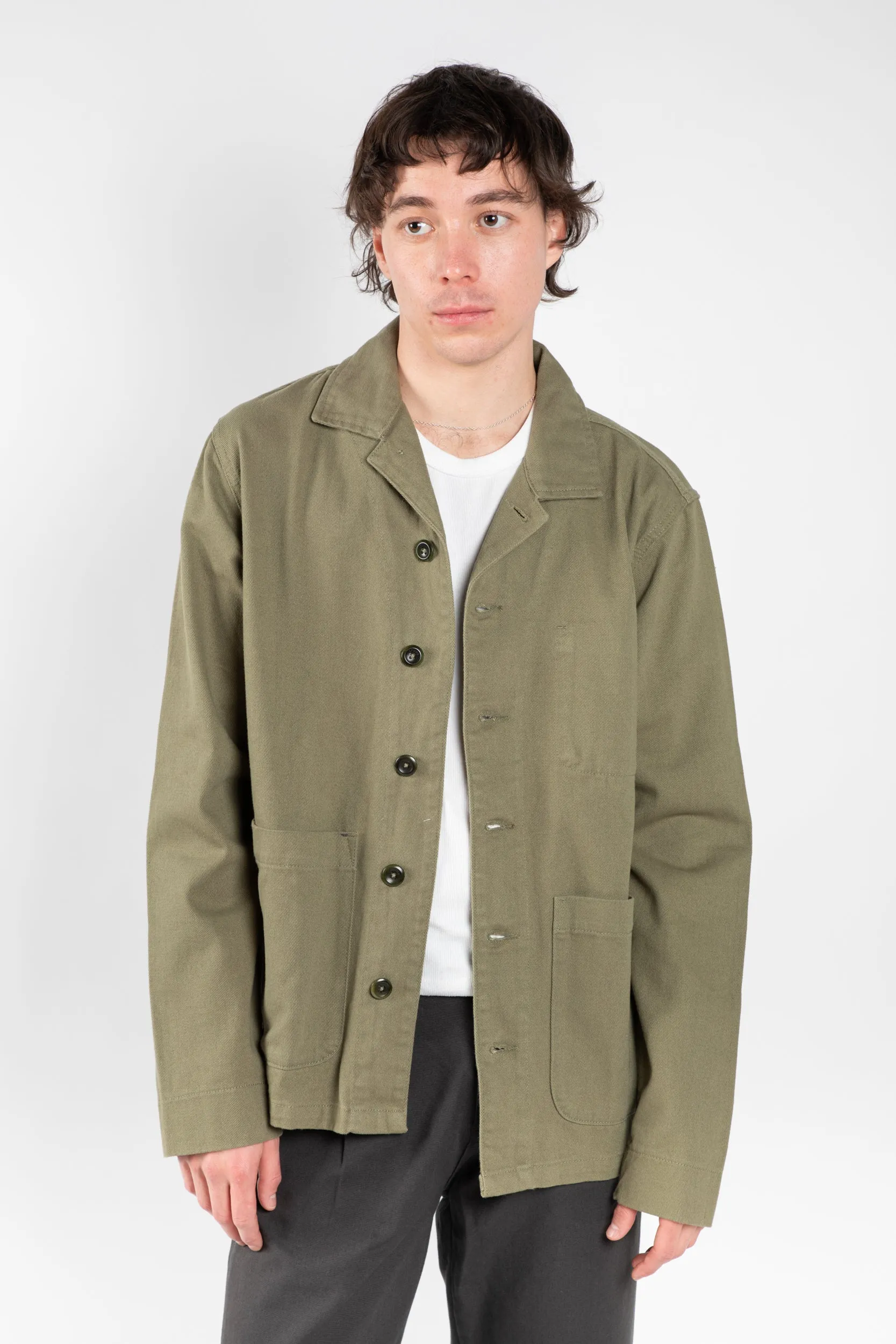 3023 Drill Commuter Blazer | Moss