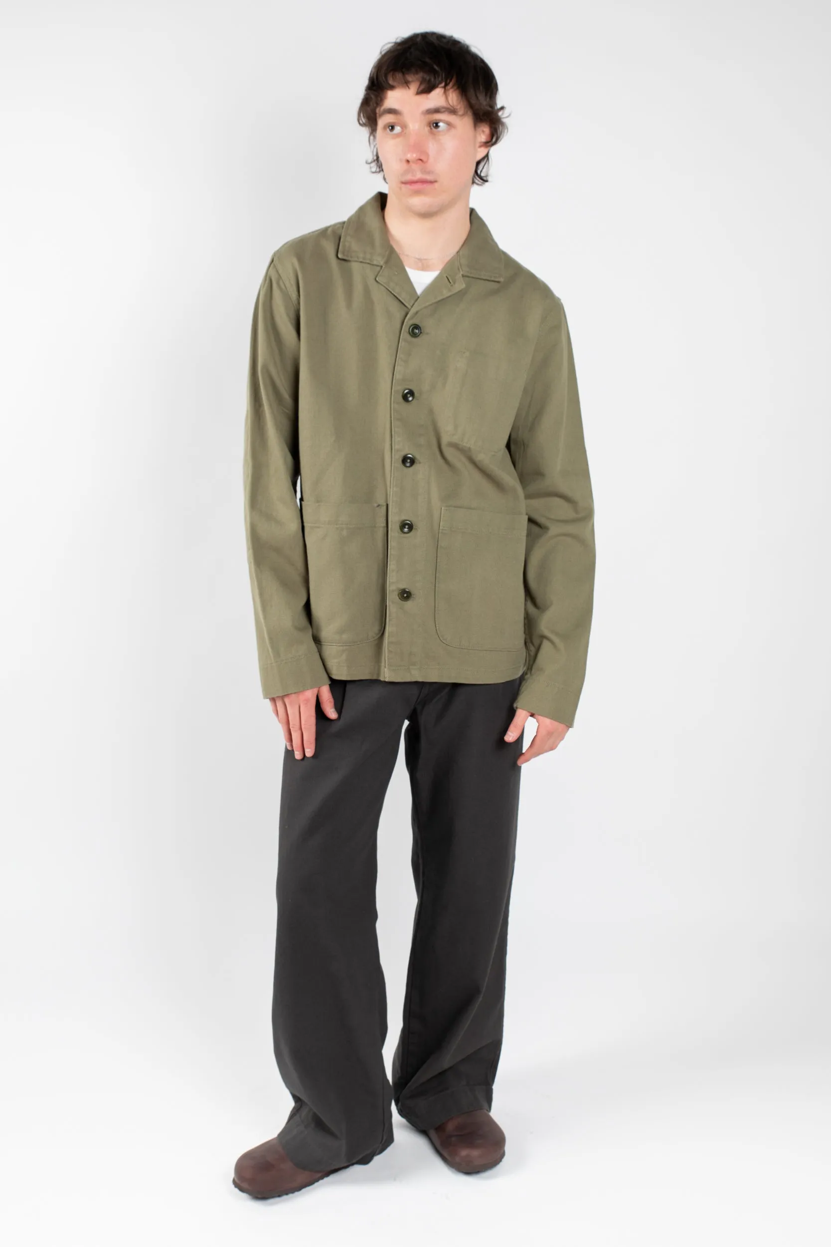 3023 Drill Commuter Blazer | Moss