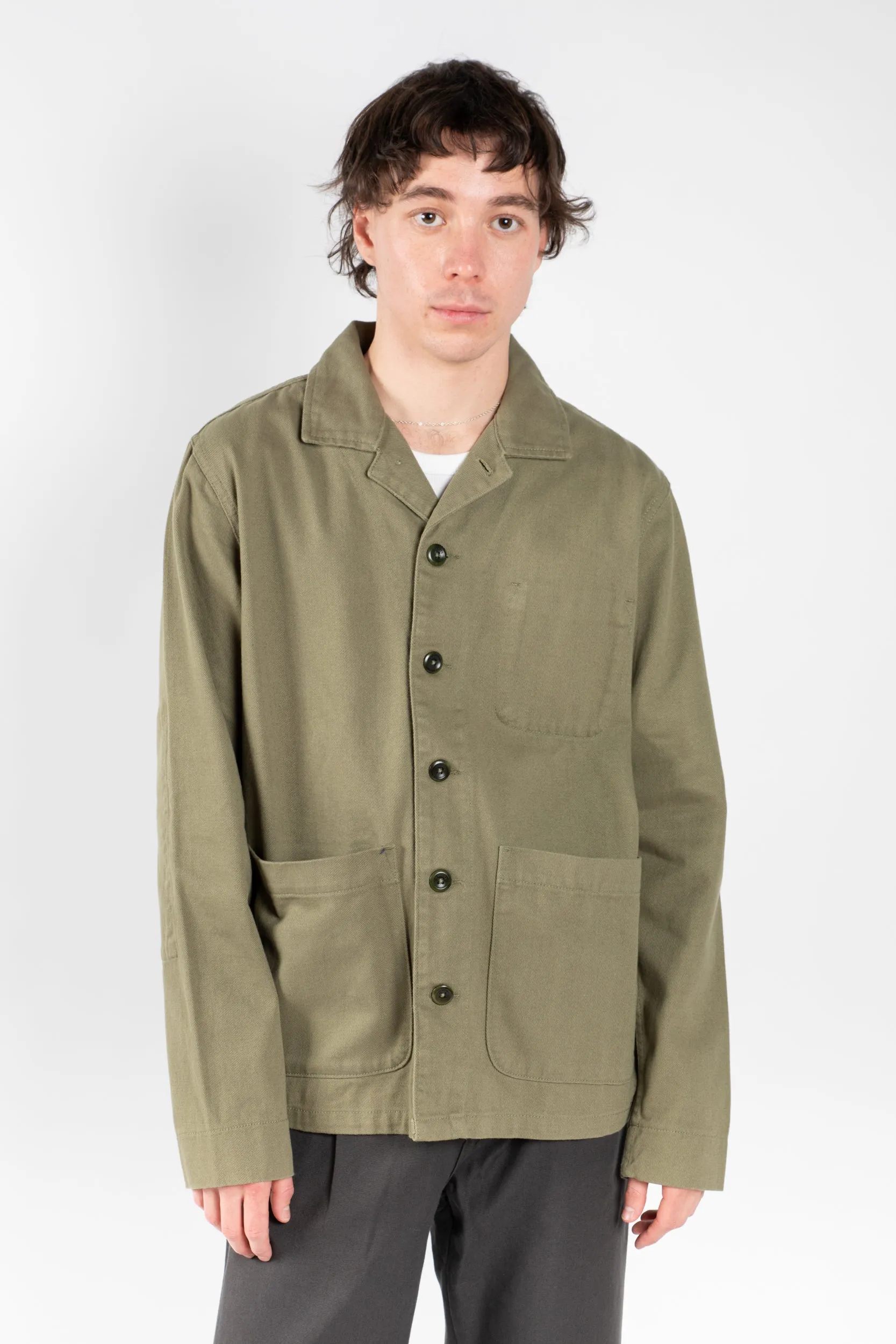 3023 Drill Commuter Blazer | Moss