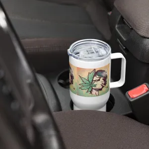 420 Travel mug with a handle
