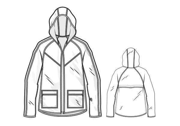8111 Women's Fashion X-Ray Jacket