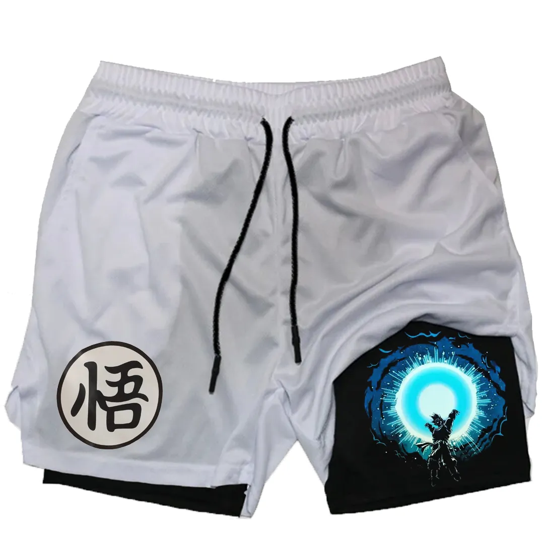 Alex – Summer Quick Dry Versatile Men's Anime Print Shorts