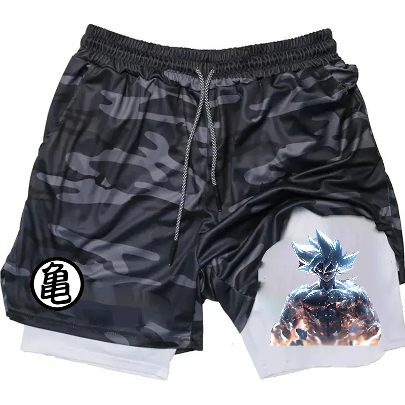 Alex – Summer Quick Dry Versatile Men's Anime Print Shorts
