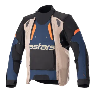 ALPINESTARS HALO DRYSTAR ADVENTURE JACKET - NAVY/KHAKI/ORANGE