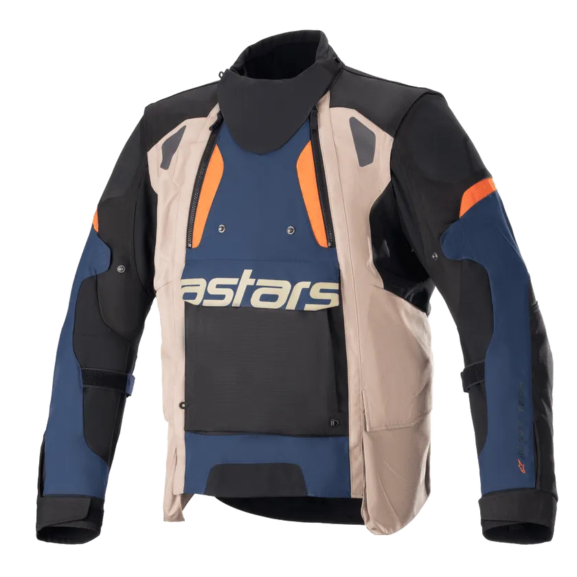 ALPINESTARS HALO DRYSTAR ADVENTURE JACKET - NAVY/KHAKI/ORANGE