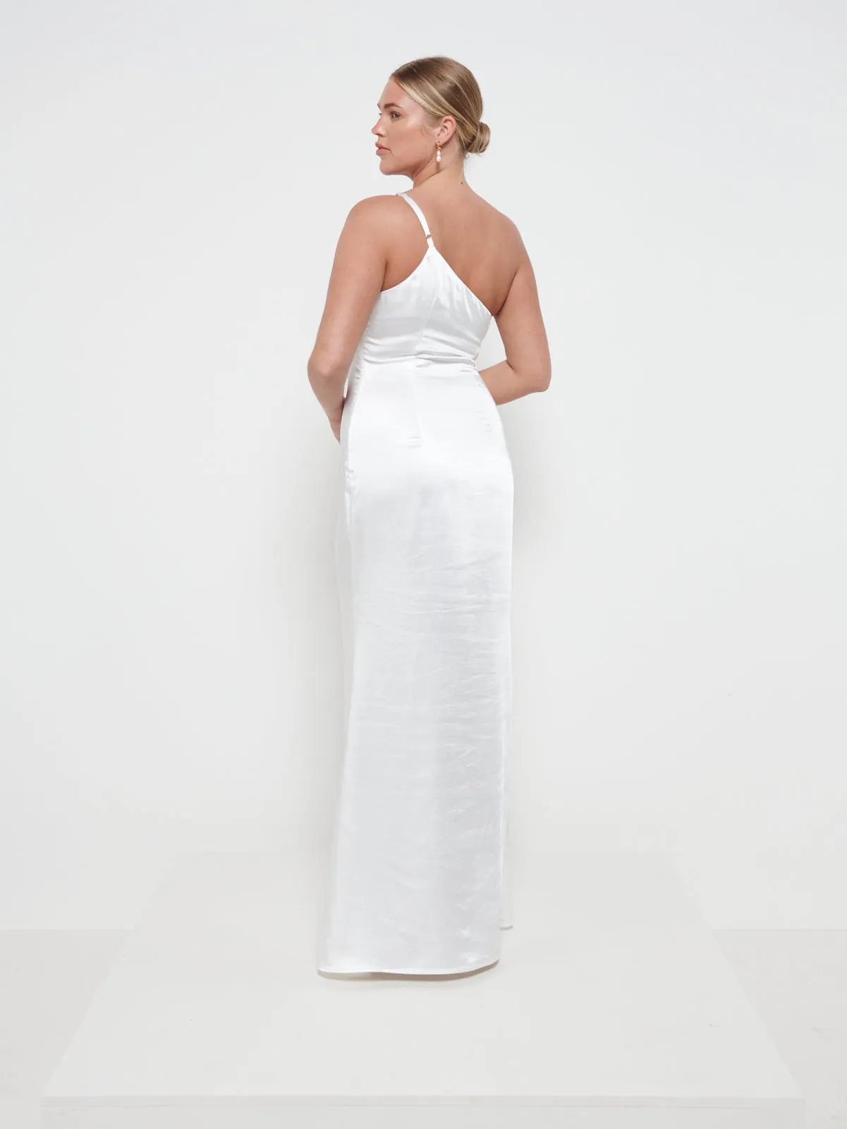 Amelia Maxi Bridesmaid Dress - Matte Ivory