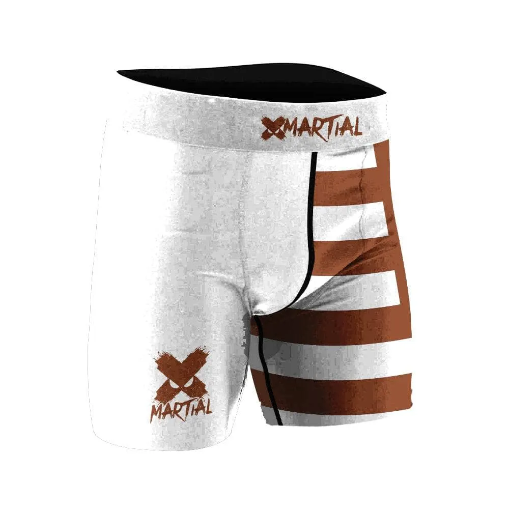 American Fighter Rank BJJ/MMA Compression Shorts
