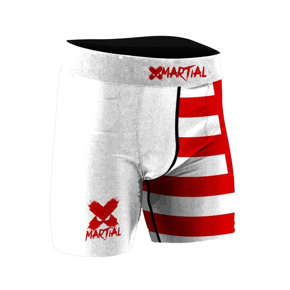 American Fighter Rank BJJ/MMA Compression Shorts
