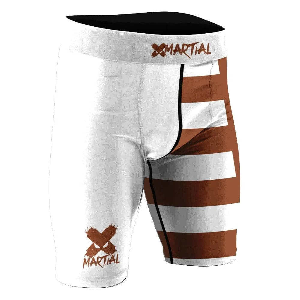 American Fighter Rank BJJ/MMA Compression Shorts
