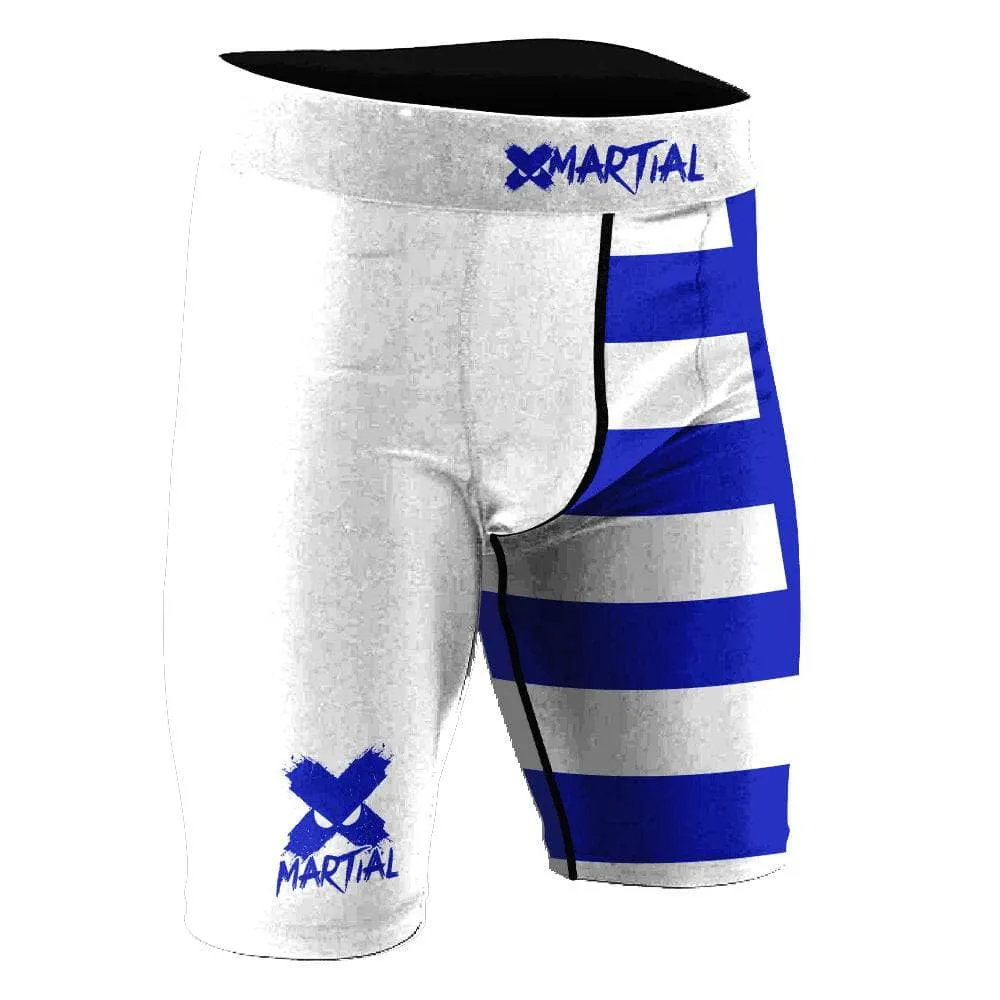 American Fighter Rank BJJ/MMA Compression Shorts