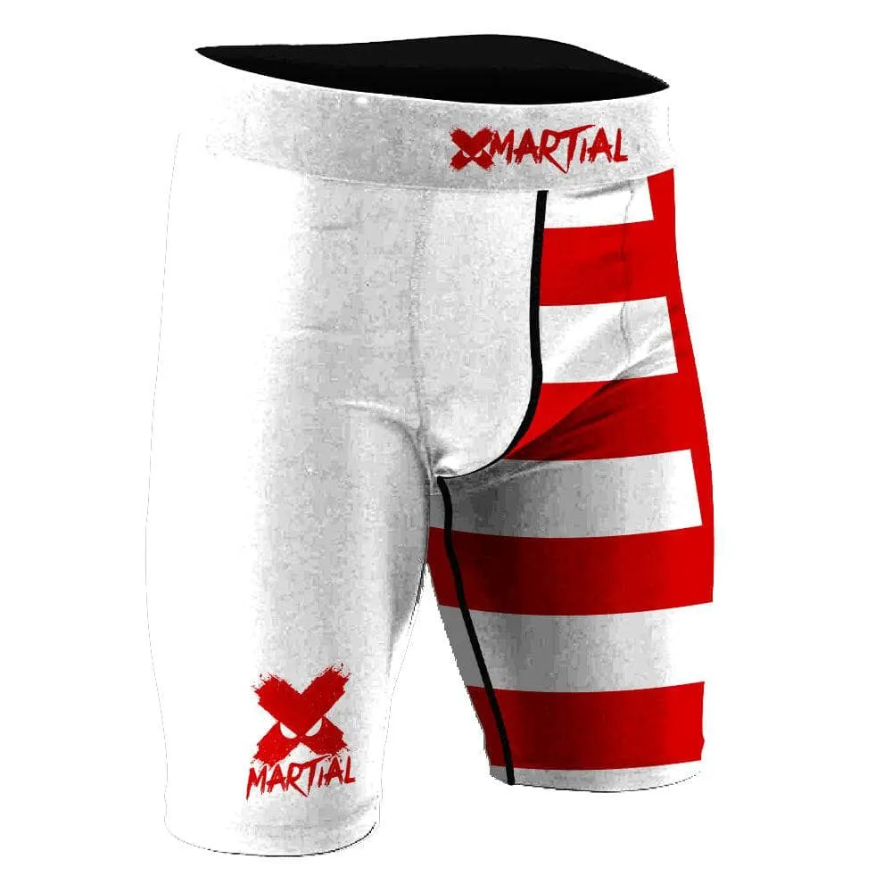 American Fighter Rank BJJ/MMA Compression Shorts