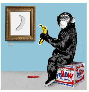 Bananappétit Silkscreen Print by Mr Brainwash- Thierry Guetta