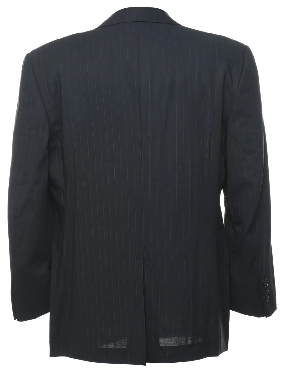 Black Striped Blazer - XL