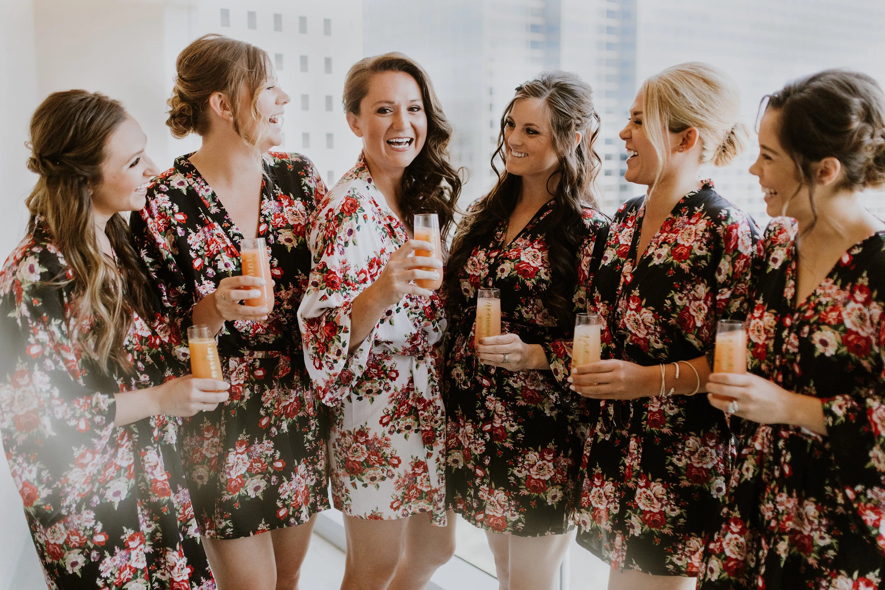 Bridesmaid Robes, Bridesmaid Gift,  Floral Robe, Bridesmaid Robe, Wedding Robe, Kimono Robe, Gift for Bridesmaid