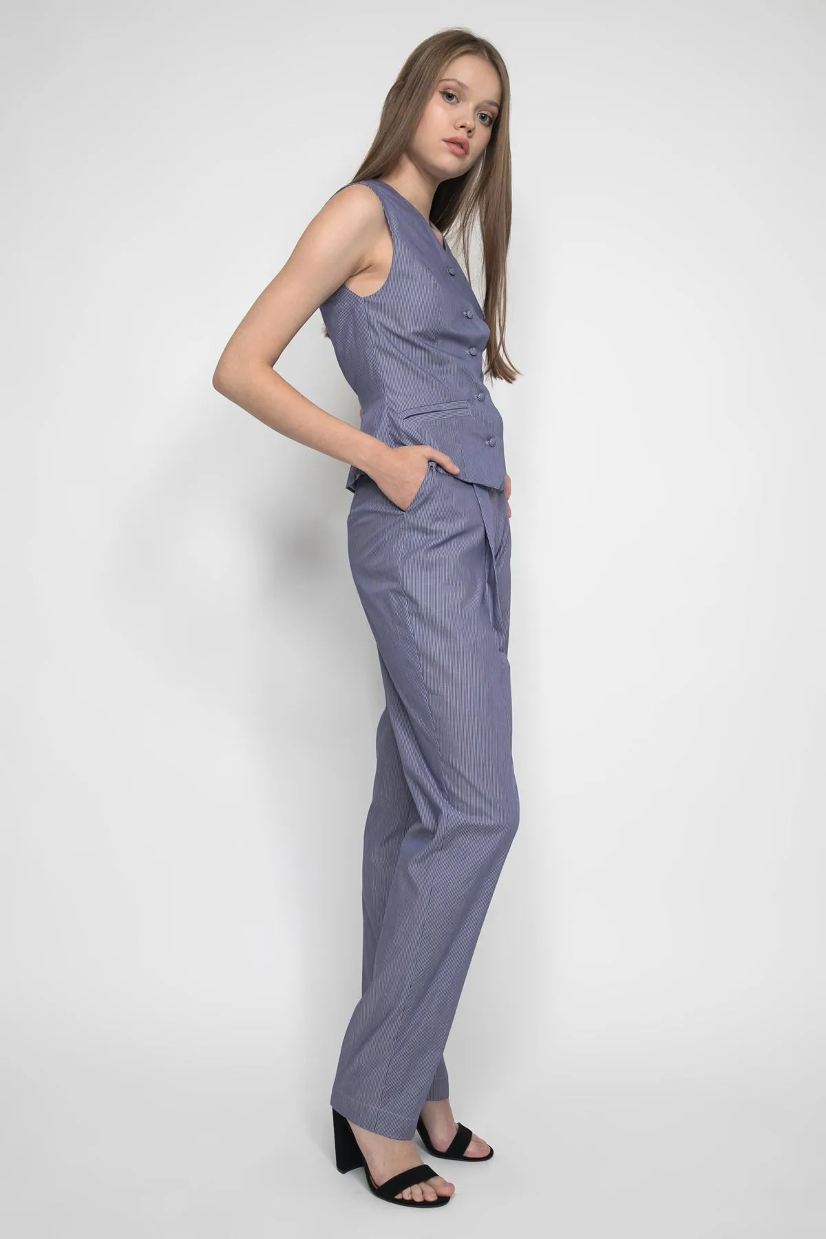 CARINA BACK BELTED VEST