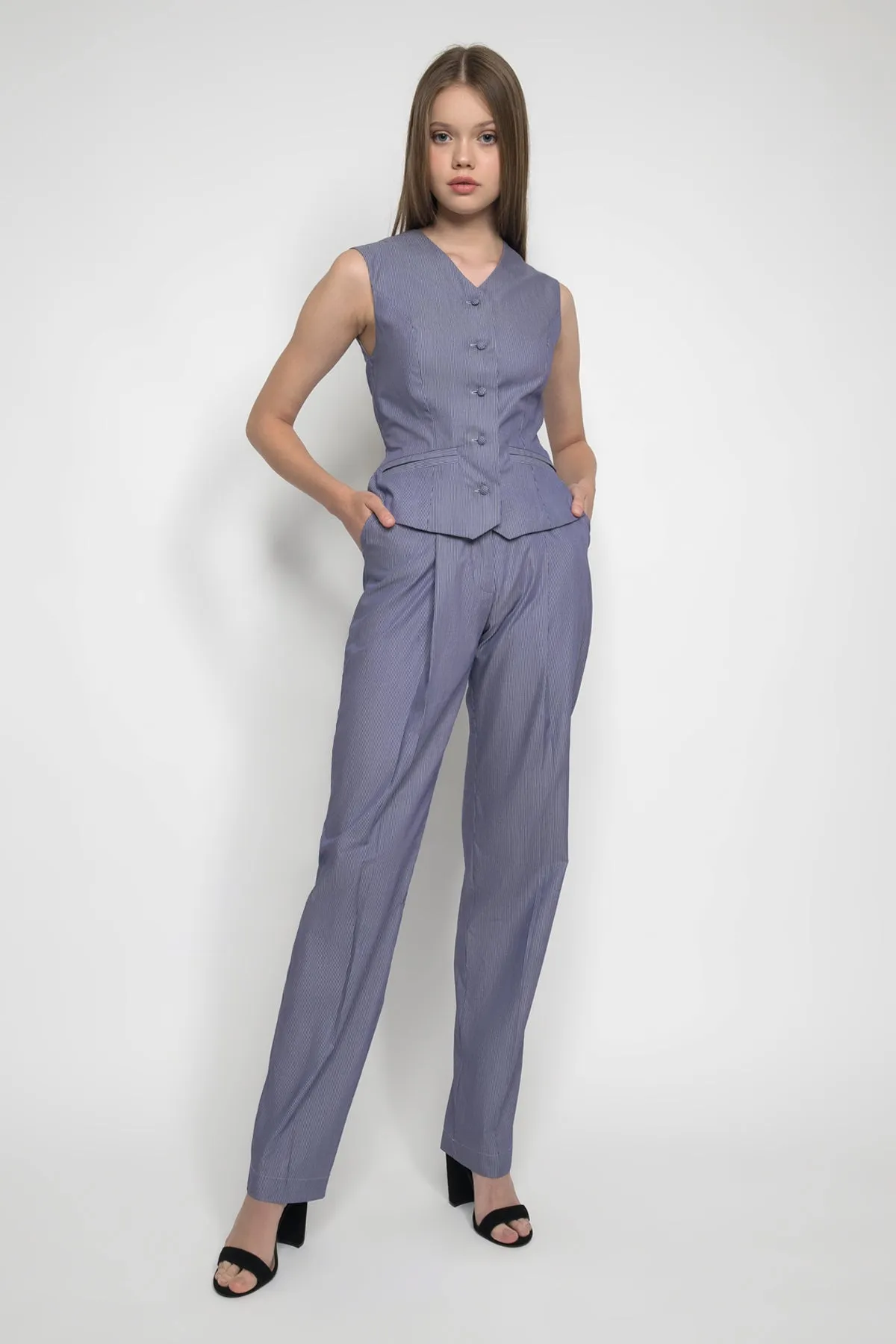 CARINA BACK BELTED VEST