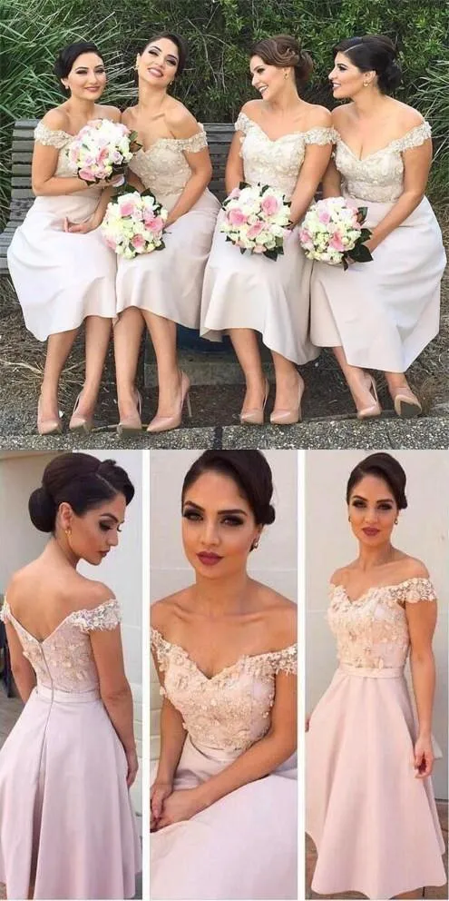 Cheap Short  Floral A Line Cheap Bridesmaid Dresses ,PD0257