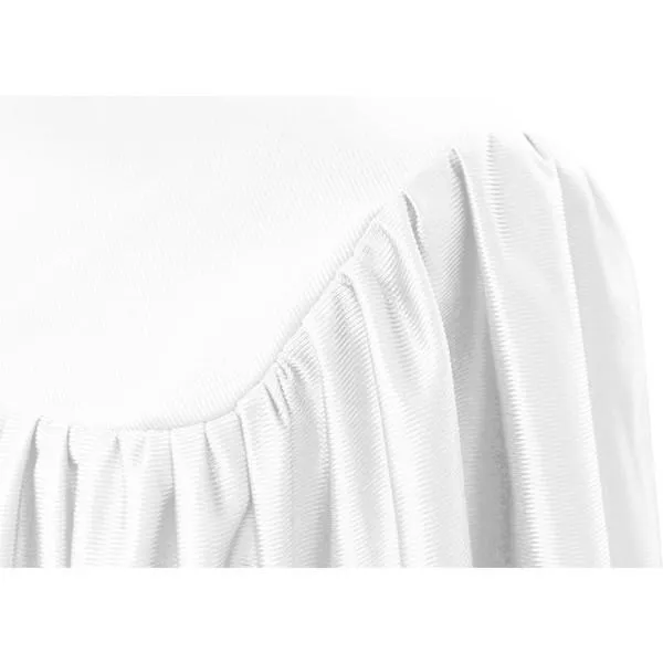 Child's Shiny White Choir Robe