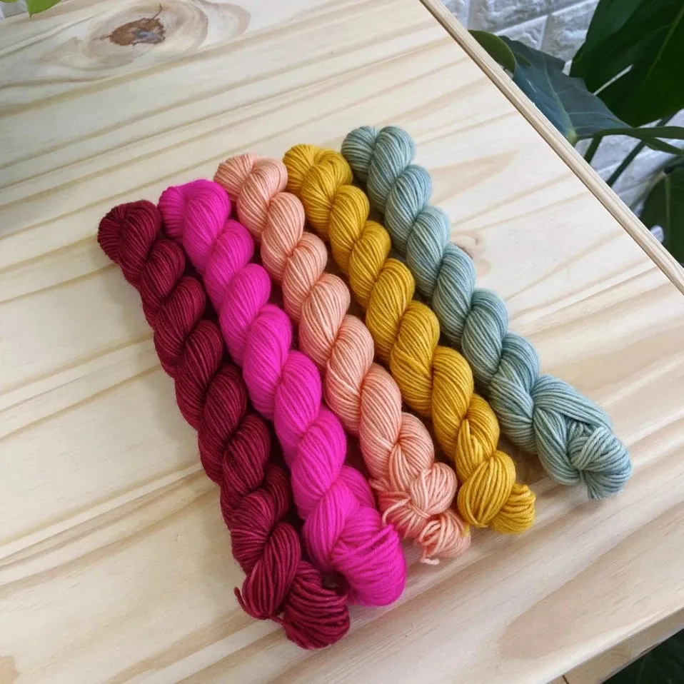 Coates & Co. Hand Dyed Mini Skein Sets