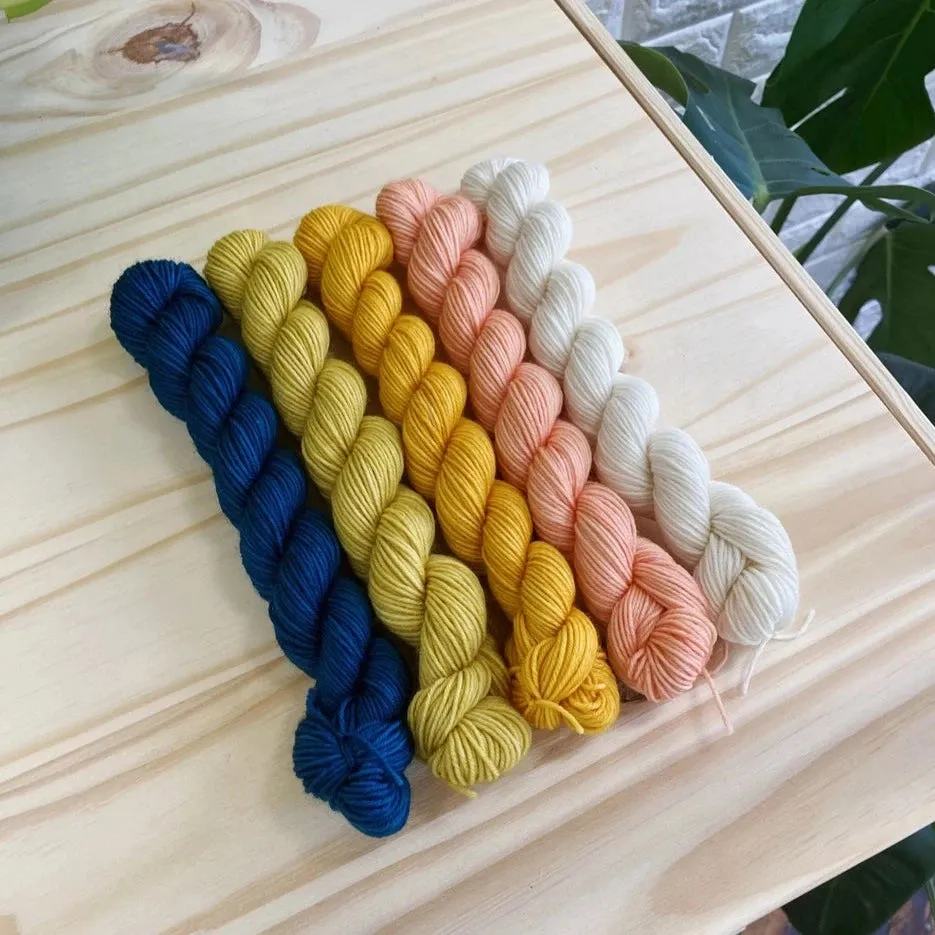 Coates & Co. Hand Dyed Mini Skein Sets
