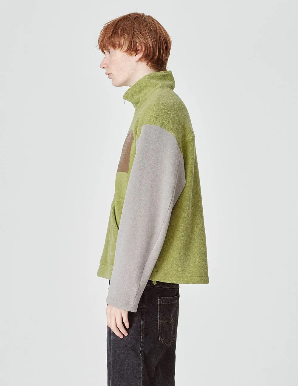 Couple Style Grass Green Double-Sided Velvet Pullover Jacket