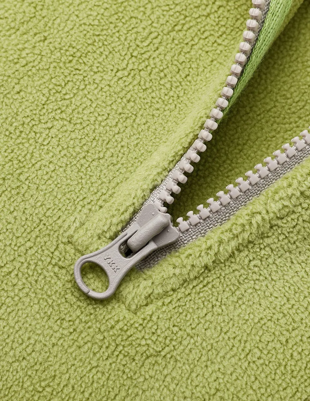 Couple Style Grass Green Double-Sided Velvet Pullover Jacket