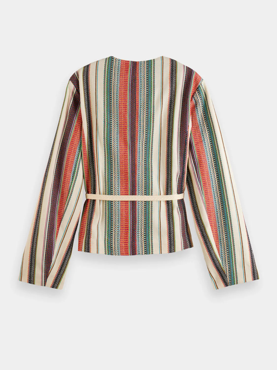 Crafted striped blazer