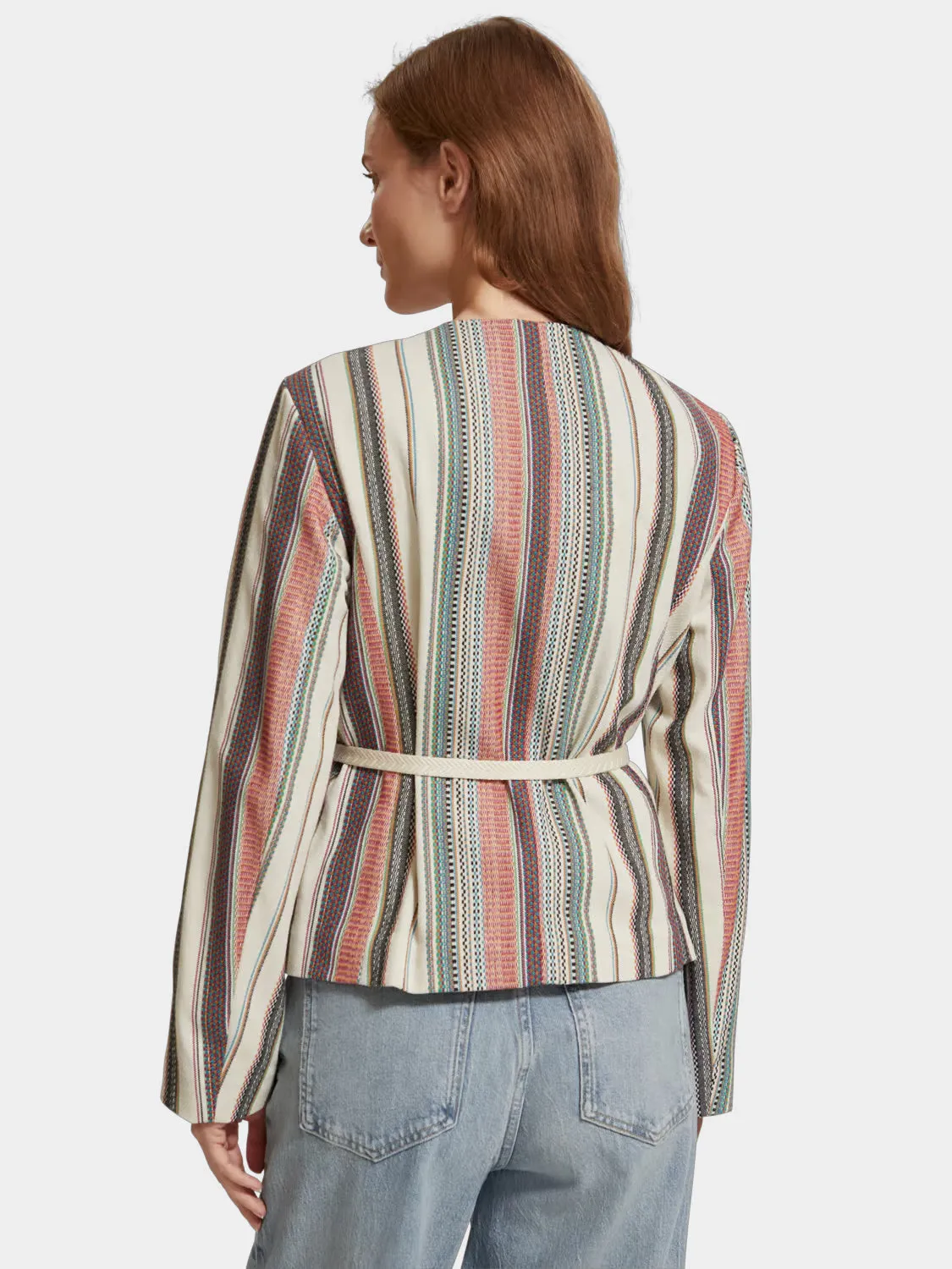 Crafted striped blazer