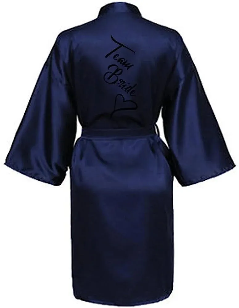 Custom Bride & Bridesmaid Team Robes