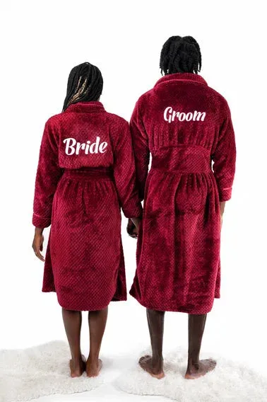 Customized Matching Bathrobes for Women and Men Style 1