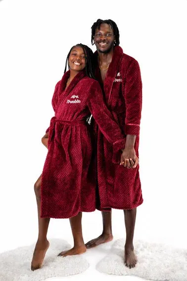 Customized Matching Bathrobes for Women and Men Style 1