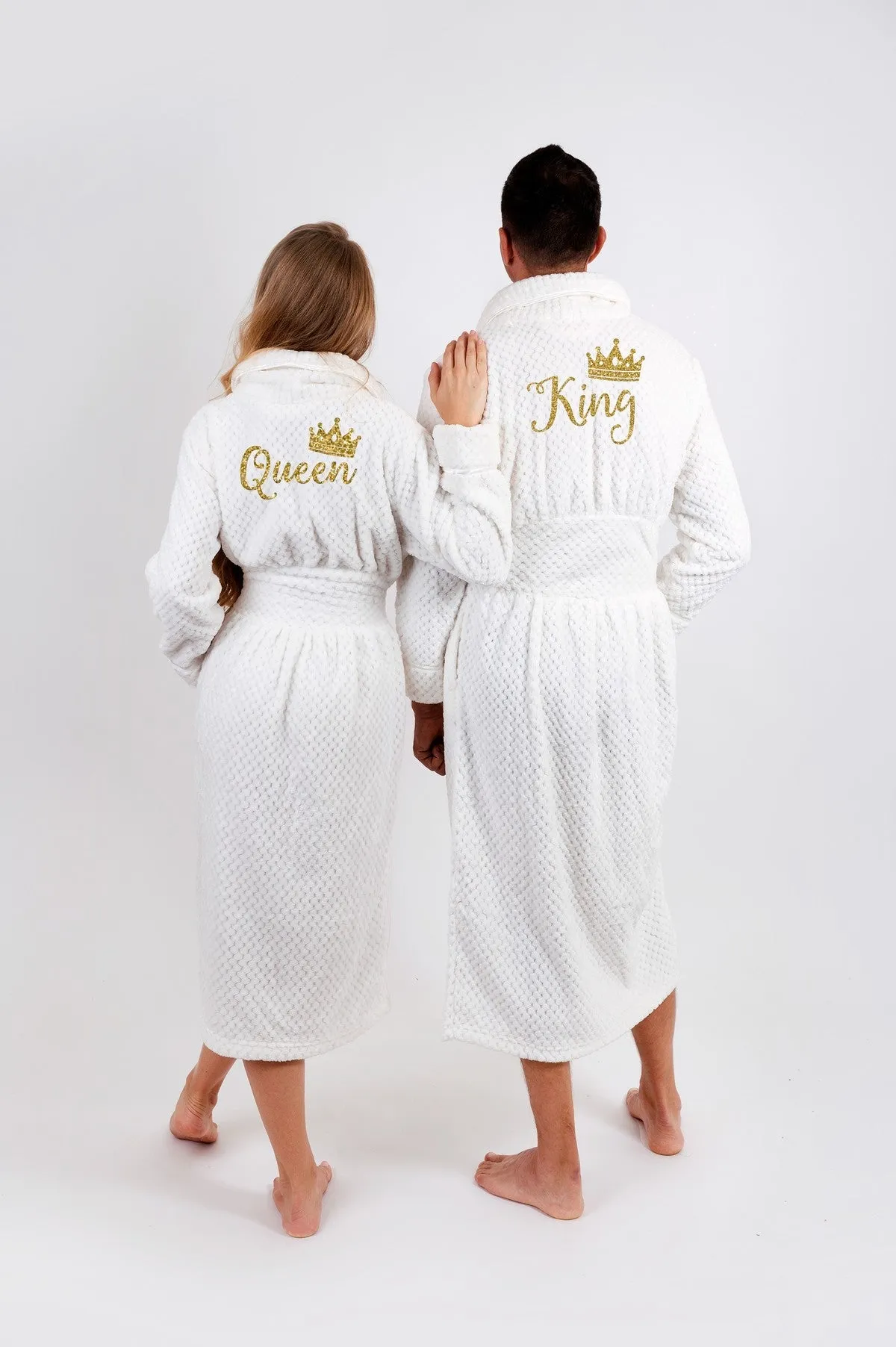 Customized Matching Bathrobes for Women and Men Style 1
