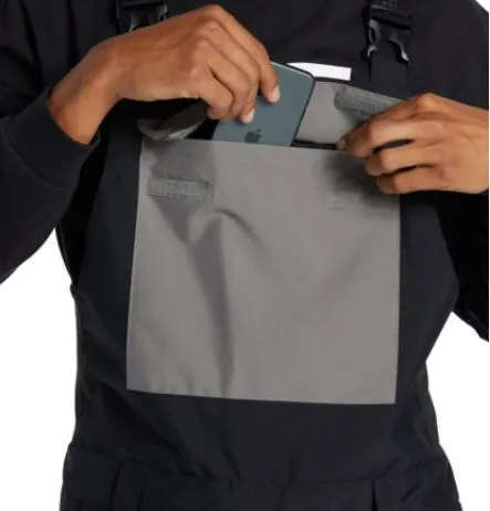 DC BLACK DOCILE TECHNICAL SNOW BIB PANTS 2024