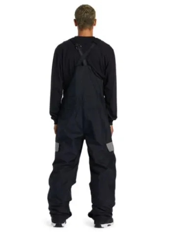 DC BLACK DOCILE TECHNICAL SNOW BIB PANTS 2024