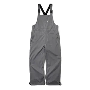 DENIM BIB PANTS GRAY