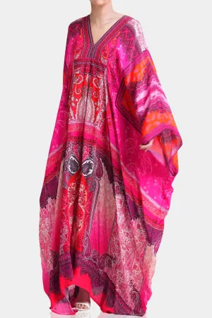 Designer Beach Vacation Kaftan Dress