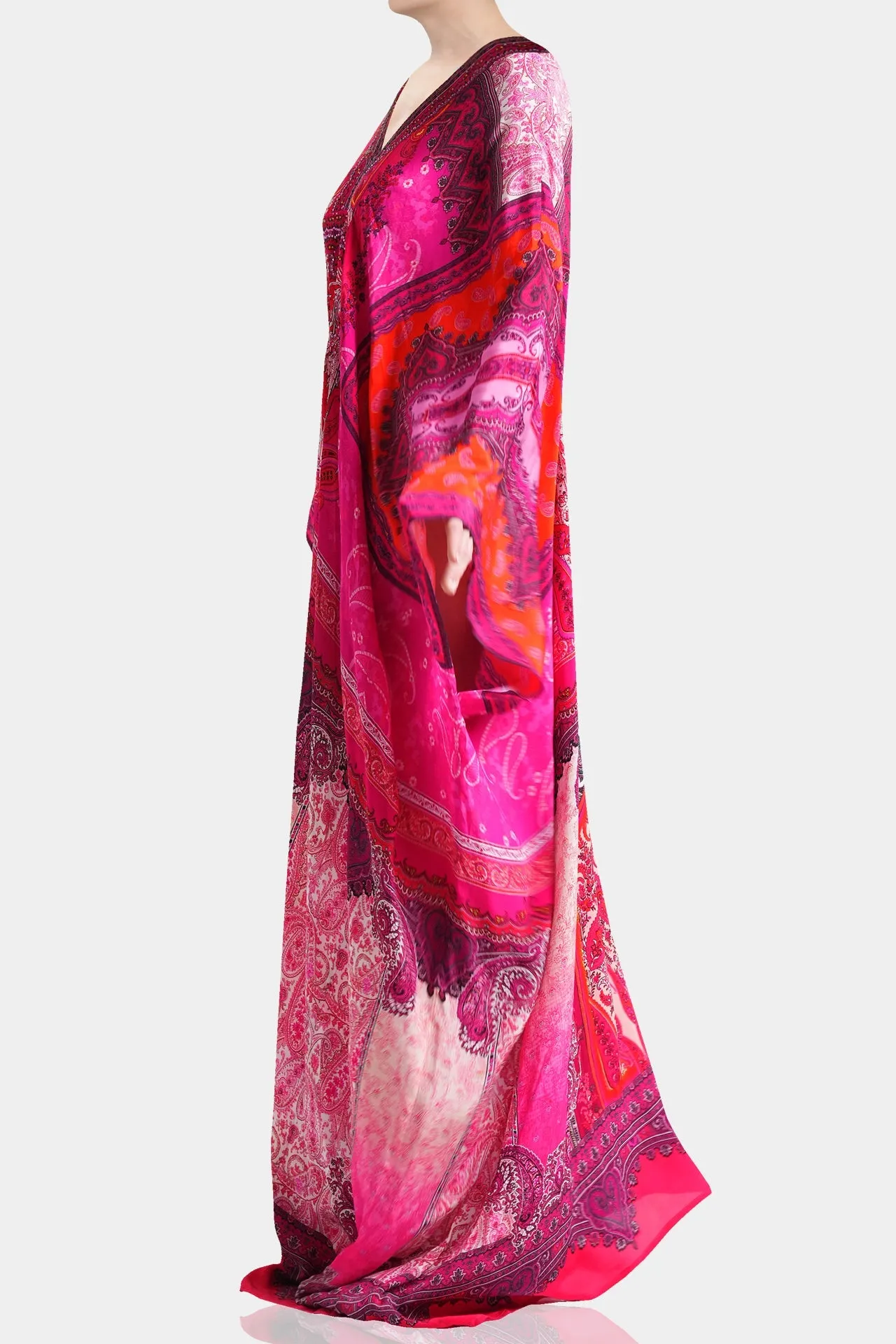 Designer Beach Vacation Kaftan Dress