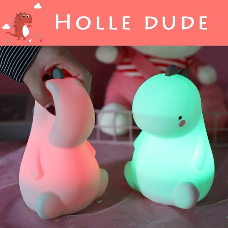 Dinosaur Night Light With Touch Sensor