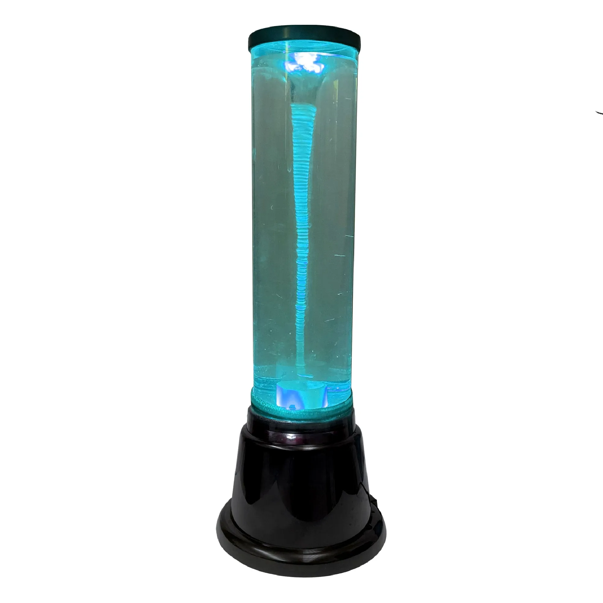 EasyGo Water Vortex Tornado Lava Lamp – Color Changing – Kids Science Gift – Mood Light - 14” Tall – BONUS Beads to Amplify Tornado