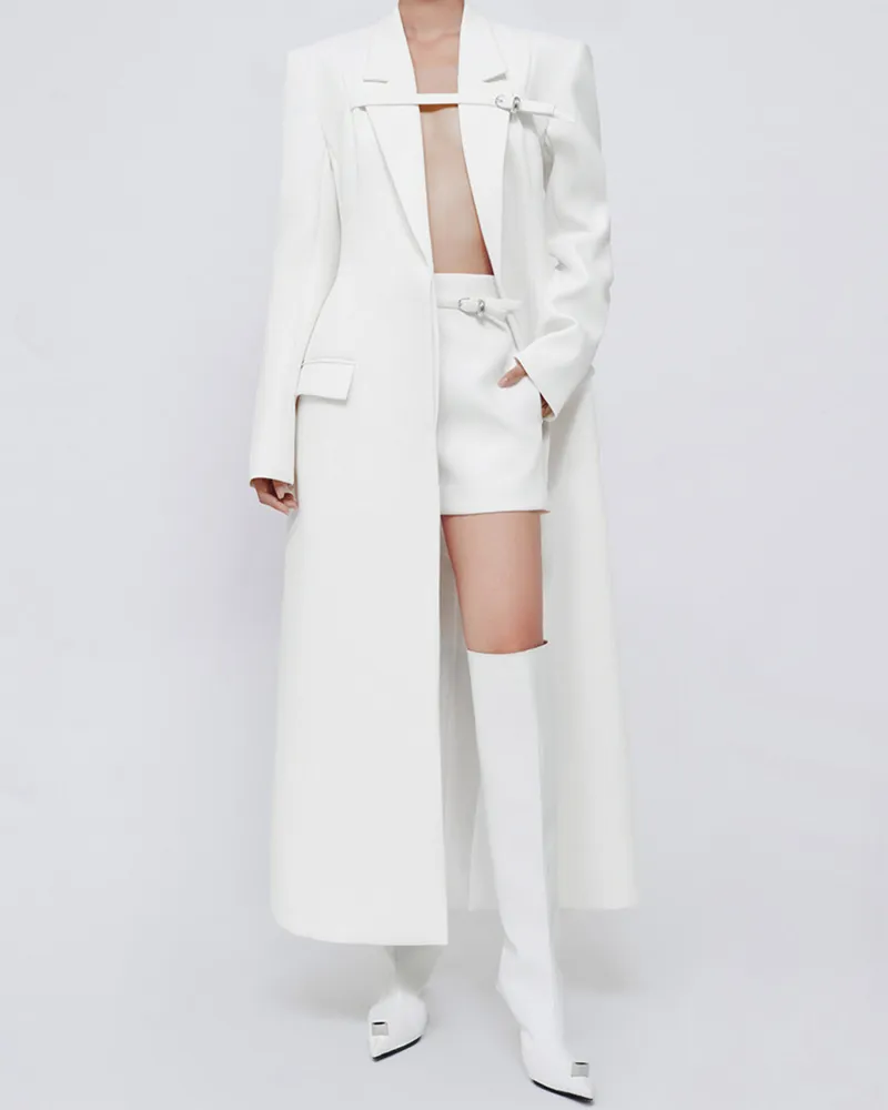 Elegant Commuter Long Suit Jacket