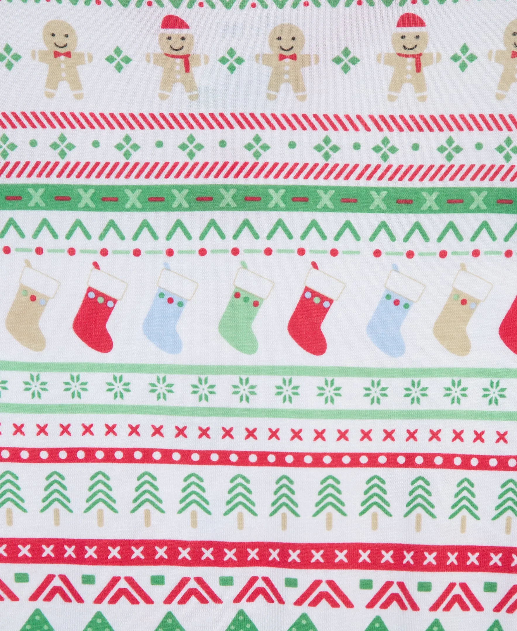 Fair Isle 2-Way-Zip Footie & Hat (NB-9M)