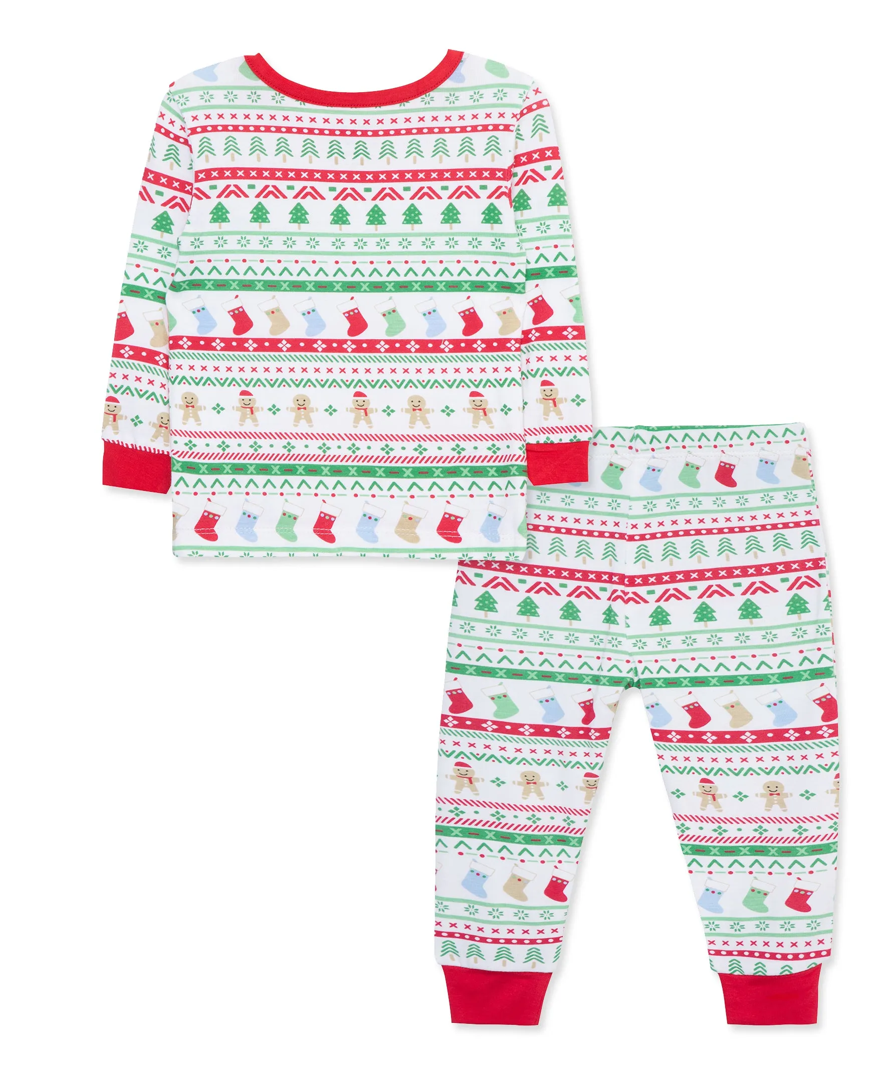 Fair Isle Pajama Set (2T-4T)