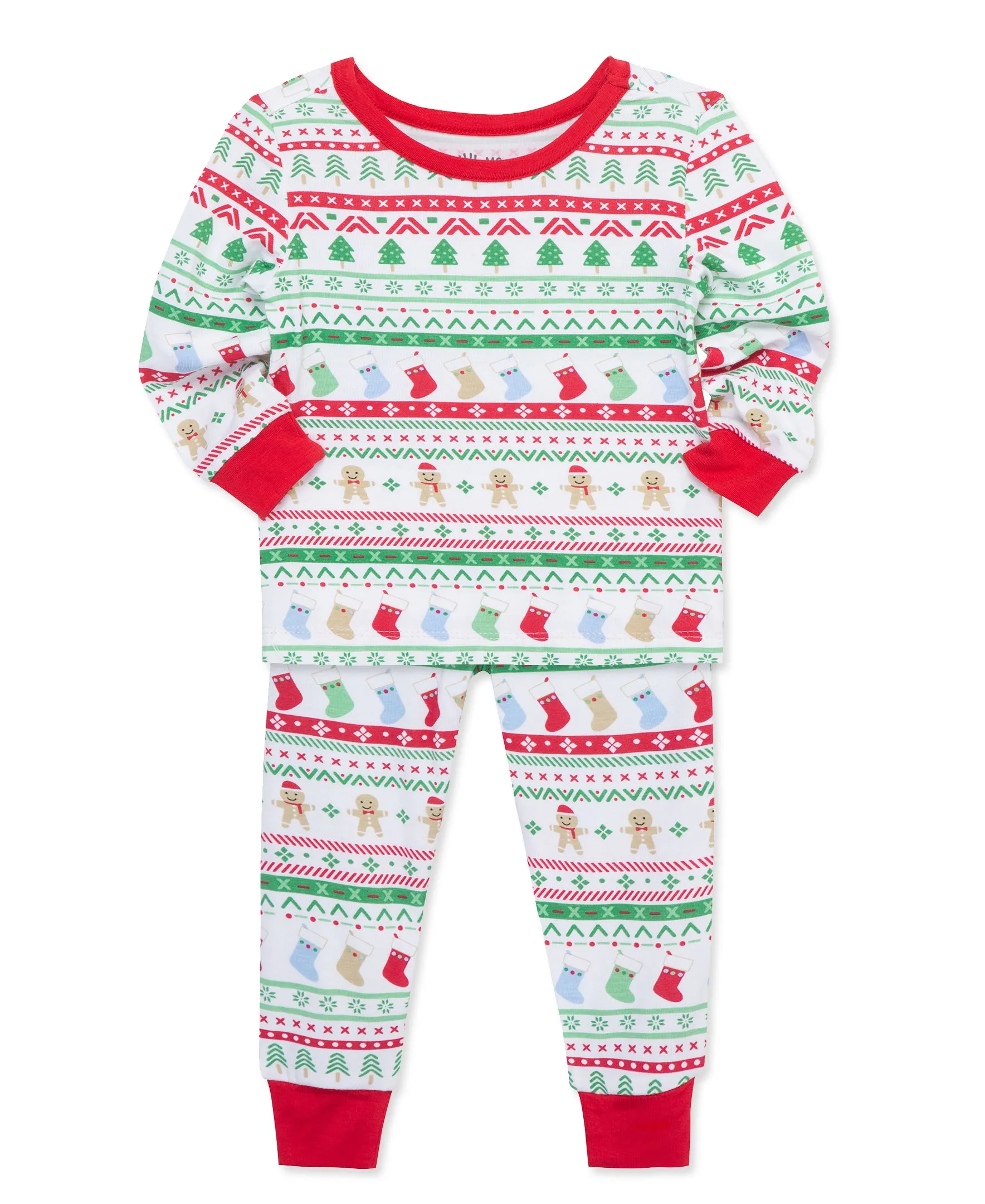 Fair Isle Pajama Set (2T-4T)