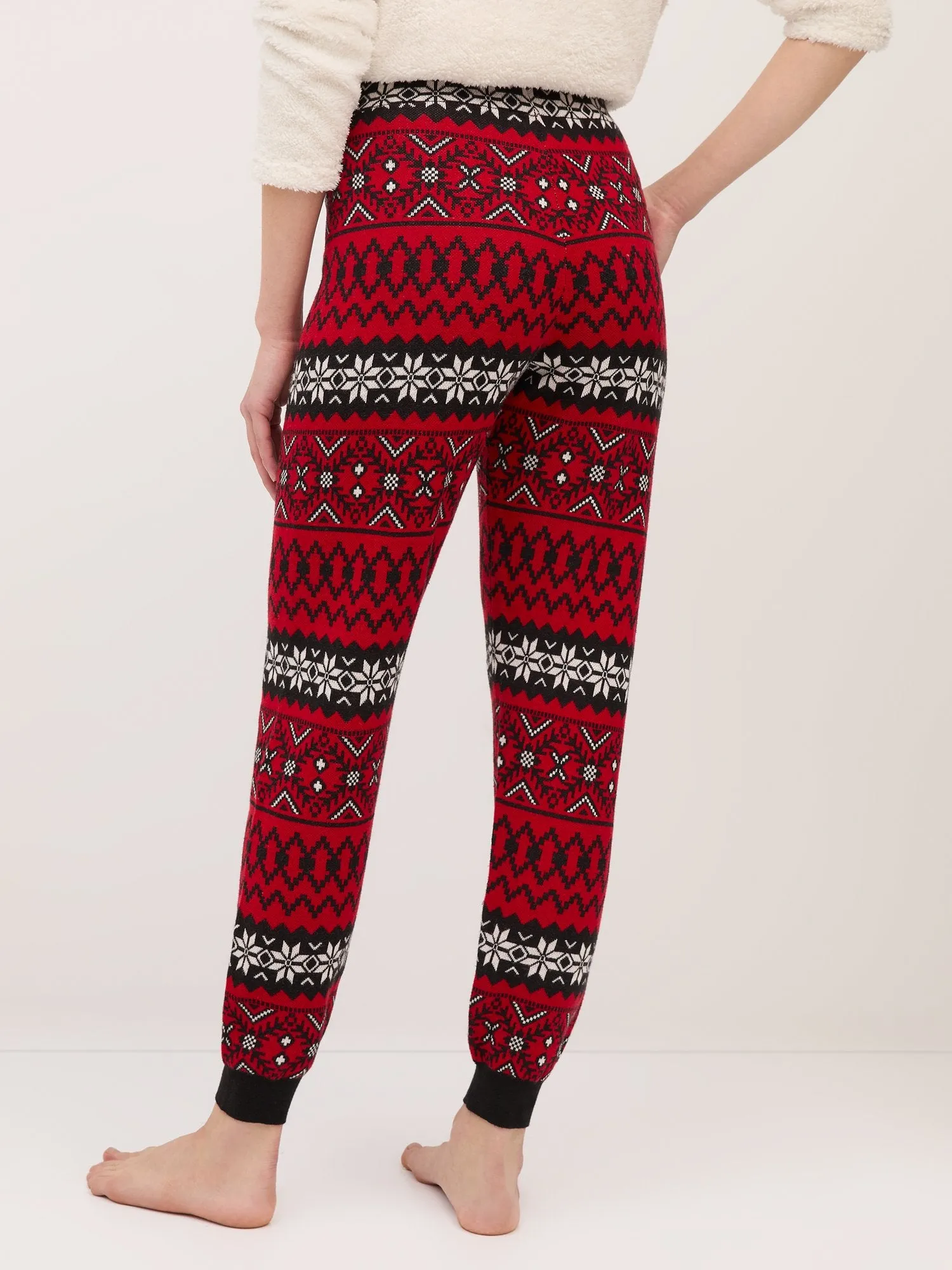 Fair-Isle Tapered Legging