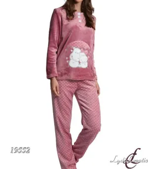 Fleece women pajamas νεανική & αφράτη #18543