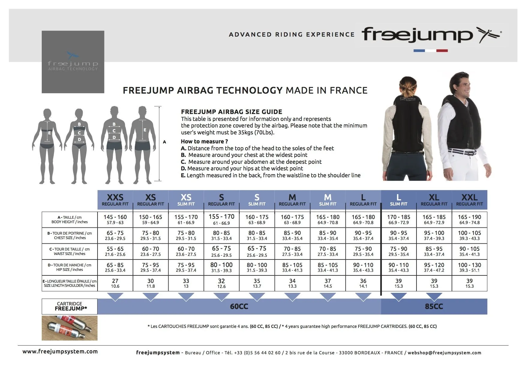 FreeJump AirBag Riding Vest